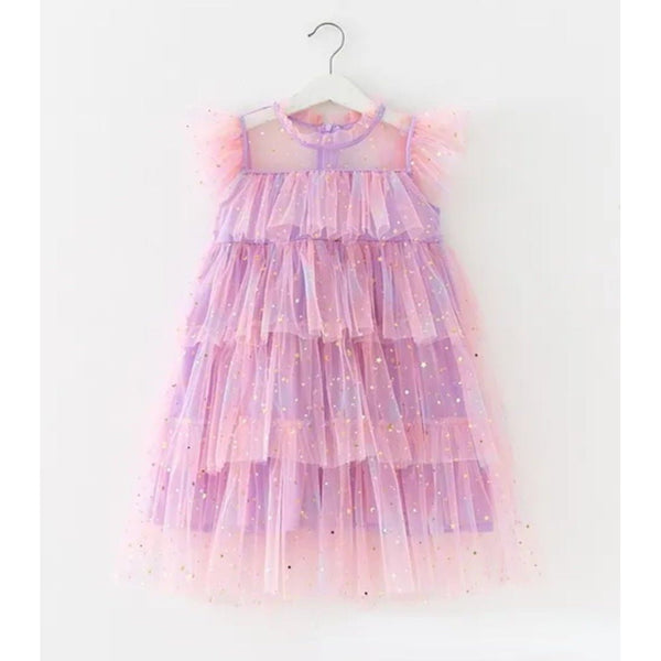 Ropa Flower Girl Dress Sparkling Pink