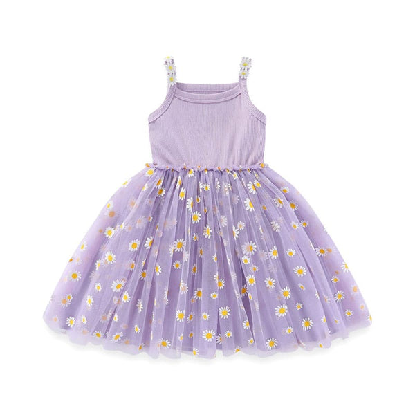 Ropa Flower Girl Dress Sunflower Lavander