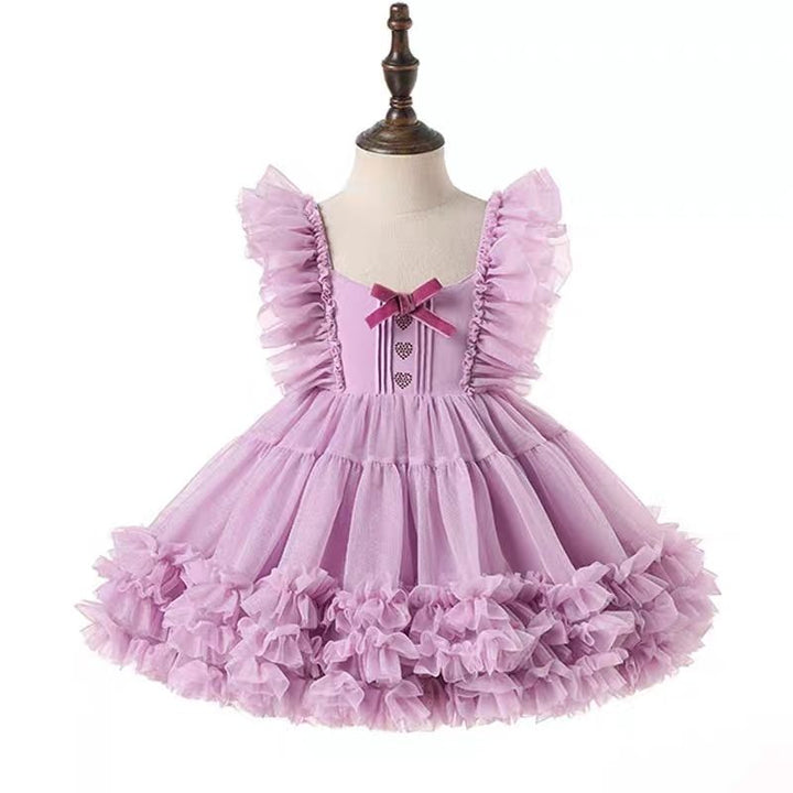 Ropa Flower Girl Tutu Dress Lavanda