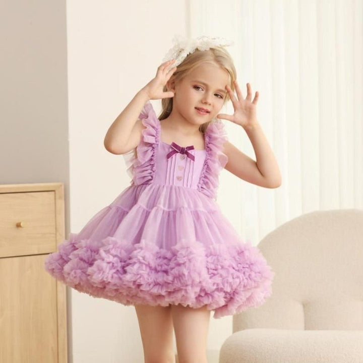 Ropa Flower Girl Tutu Dress Lavanda