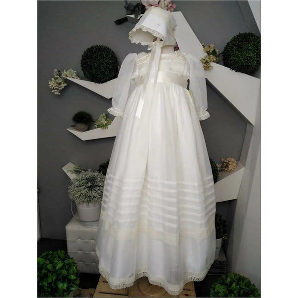 Ropa Ropón de Bautizo tipo Faldón