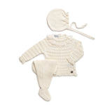 Set 3 Piezas Tejido Crudo