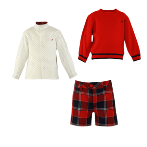 ROPA Set Cuadros Little Square Kids con Jersey