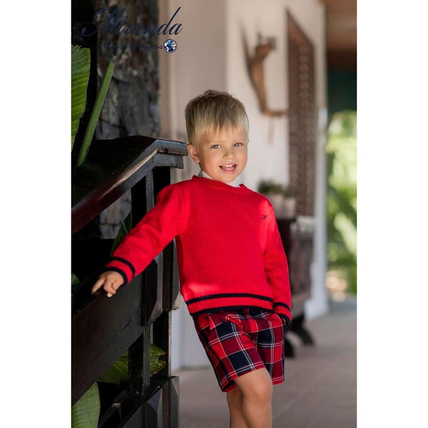 ROPA Set Cuadros Little Square Kids con Jersey