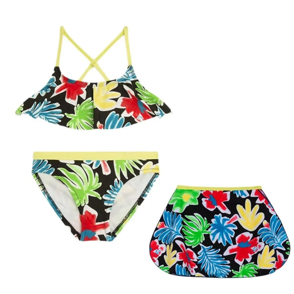 Ropa Traje de baño de 2 piezas  + Pareo Sunset Beach