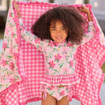Traje de Baño Little Kids Hawaiian Flowers