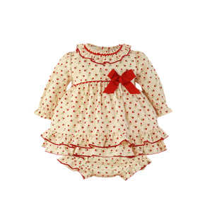 ROPA Vestido Bebe Red Diamonds