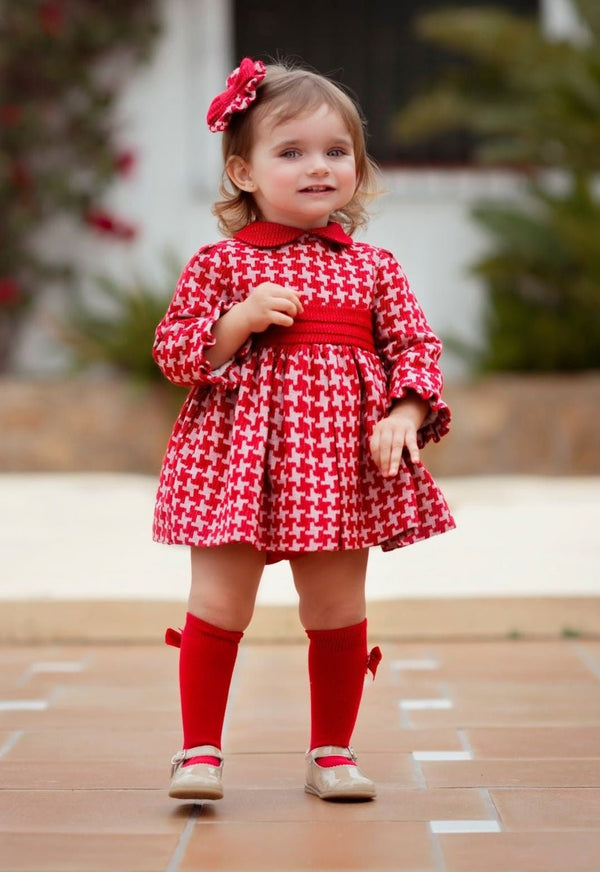 ROPA Vestido Bebe Red Swirls