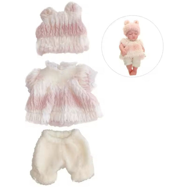 Set Winter Pink para bebes Reborn de 12 a 13 pulgadas ( no incluye muñeca)