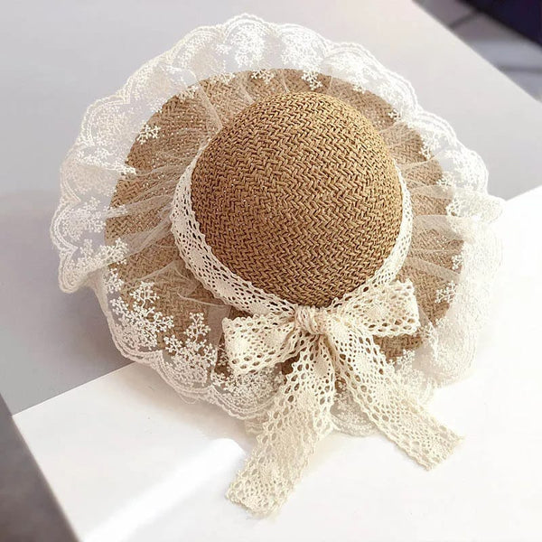 Summer Princess Hat Beige Oscuro