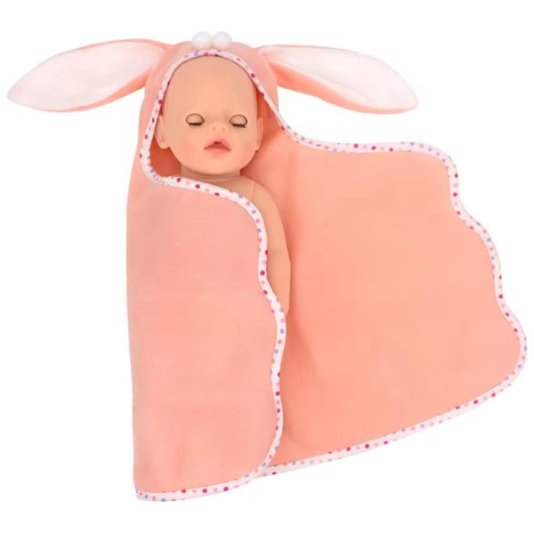 Toalla Funny Bunny para Bebé Reborn