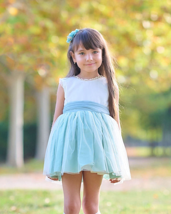 Vestido Colección Caramelo Verde sin Manga