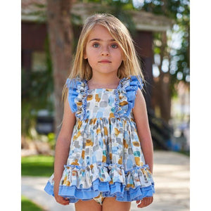 Vestido con braga Little Kids Manchas Multicolor