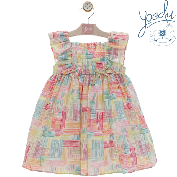 Vestido Infantil Familia Corales