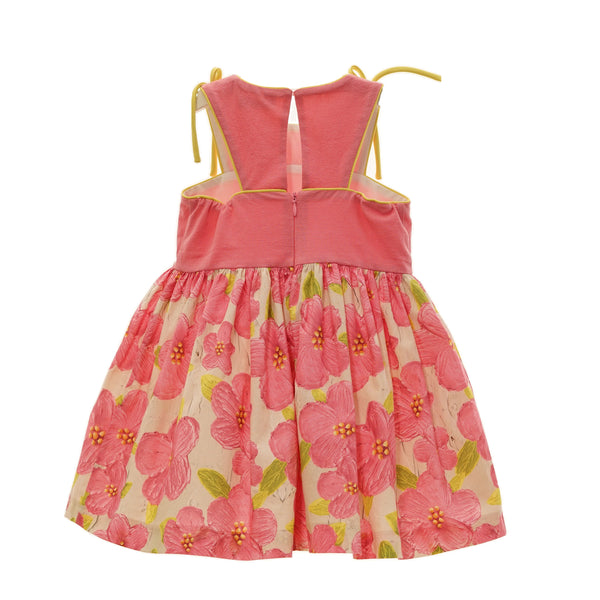 Vestido Infantil Familia Flora Estampado