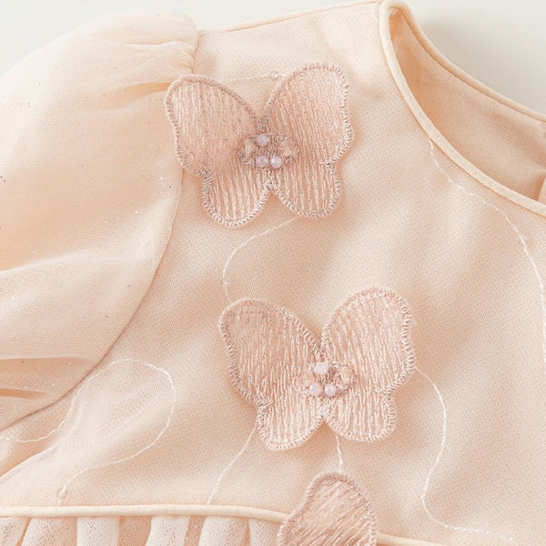 Vestido Light Pink Butterflies