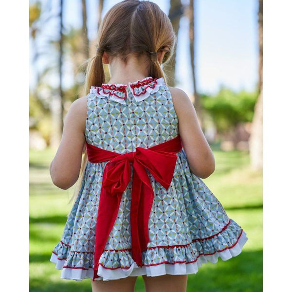 Vestido Little Kids Estampado Simetrico