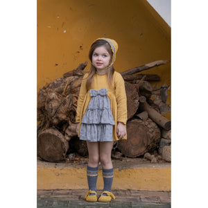 Vestido Little Kids Mostaza Abejas