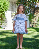 Vestido Little Kids Ramas Azules