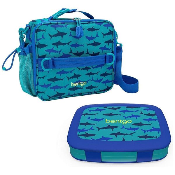 BENTGO Lunch Box con Lonchera Térmica Tiburones