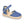 Calzado Alpargata con hebilla en lona LINO color azul medio