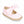 Calzado Alpargata niña tipo mercedita con cierre adherente con lazo en lona ROSA
