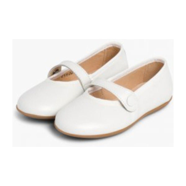 Calzado Mercedita Comunion color Porcelana