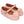 Calzado Mercedita niña estilizada en serraje con pompom color ROSA.