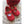 Calzado Mercedita Velcro Lino Rojo