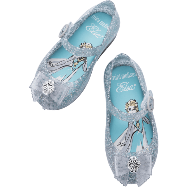 Calzado Mini Melissa Sweet Love + Disney Princess Azul Gitter