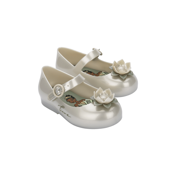 Calzado Mini Melissa Sweet Love + Disney Princess Blanco