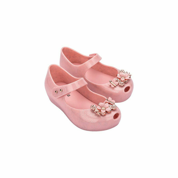 Calzado Mini Melissa Ultragirl Chrome flower color Rosa Opaco