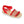 Calzado Sandalia tipo Alpargata niña con diseño elastico ROJO