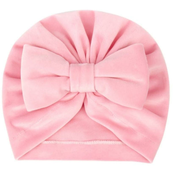 Complementos Baby Bow Velvet Turban Hat