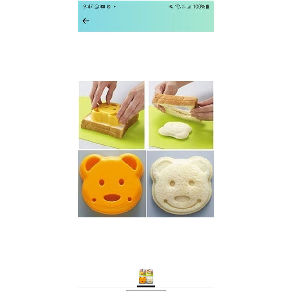 Complementos BENTGO Bear Sandwich Cutter Mix