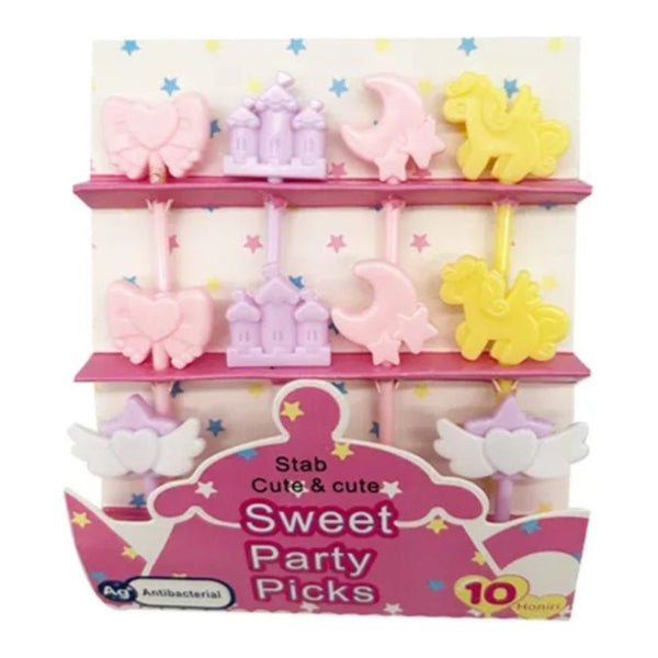 Complementos BENTGO Set de 8 Mini Tenedores Sweet Party