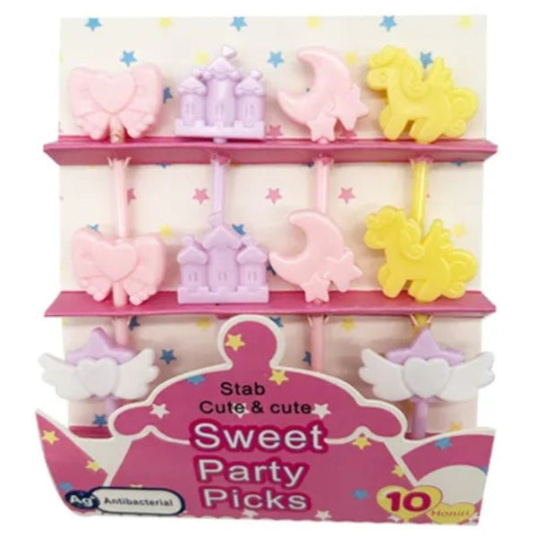 Complementos BENTGO Set de 8 Mini Tenedores Sweet Party