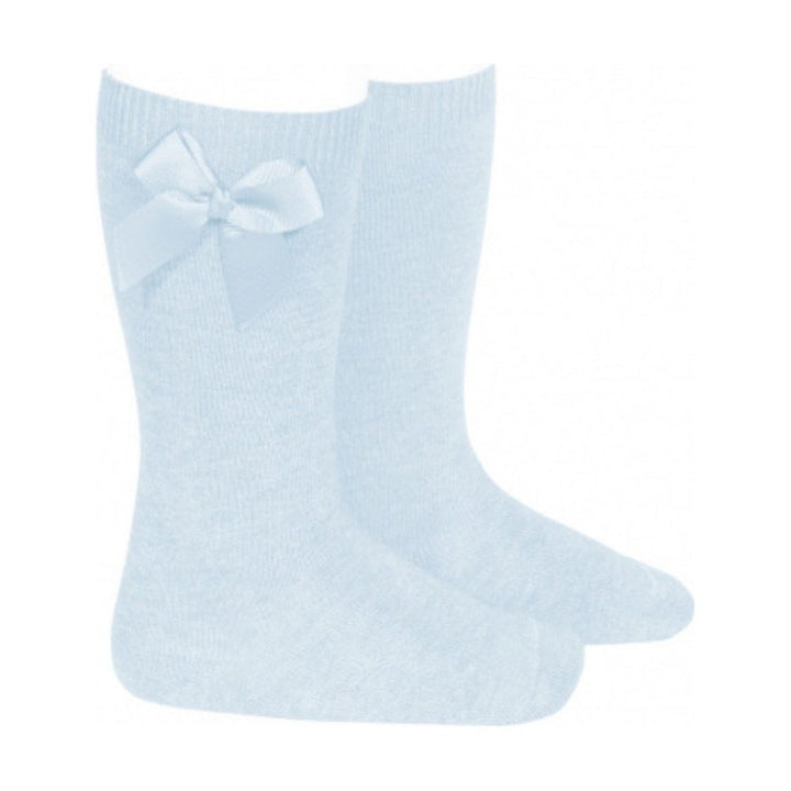 Complementos Calceta Cóndor con lazo AZUL CIELO