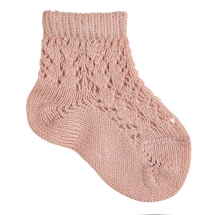 Complementos Calceta Española Cóndor Calada Corta Rosa Empolvado