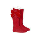 Calceta Lazo Terciopelo ROJO