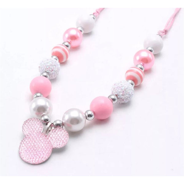 Complementos Minnie / Mickey Bubble Gum Necklaces
