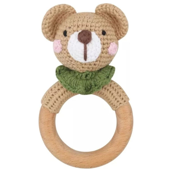 Complementos Mordedera Crochet y aro de bambú Wild Safari