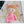 Cargar imagen en el visor de la galería, Complementos Muñeca de apego Milly rosa con lunares
