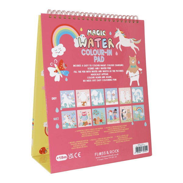 Libro Magico con pluma de agua Rainbow Fairy