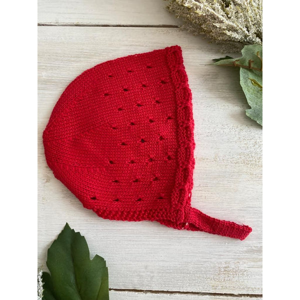 Ropa Capota de Punto Rojo