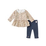 Conjunto Denim Flowers