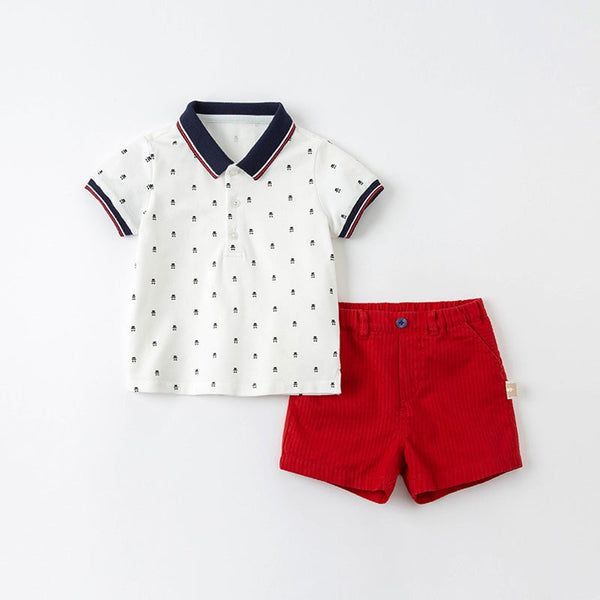 Ropa Conjunto Summer Red & Navy