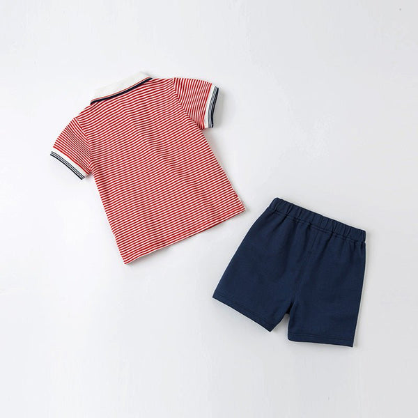 Ropa Conjunto Summer Red & White Stripes