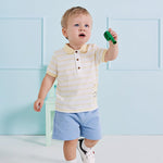 Conjunto Summer Yellow & Denim Blue
