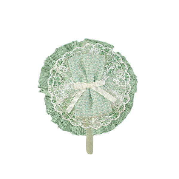 Ropa Diadema Verde Mar Ruffles